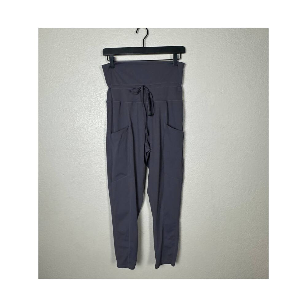 Fabletics Grey Drawstring High Rise Athletic Pant… - image 1